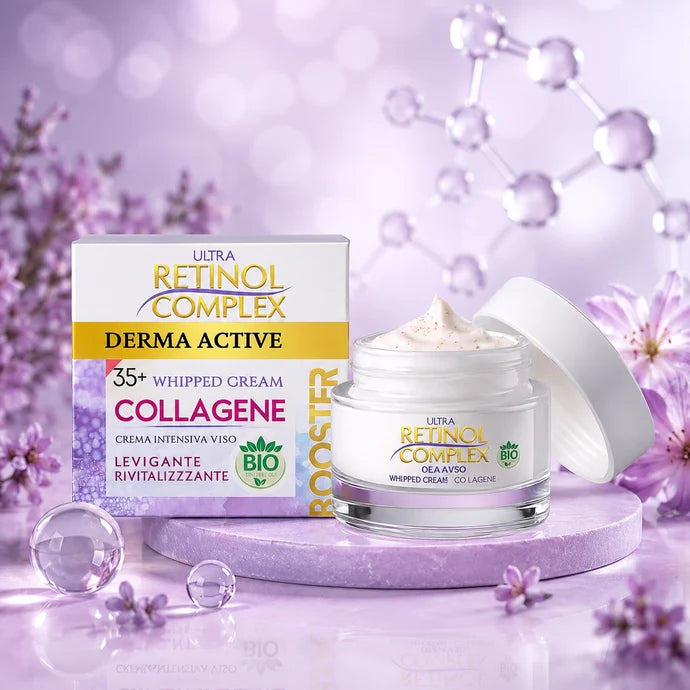 Crème visage nuage intensive 35+ Collagène 50ml  - Retinol Complex fabriqué en Italie