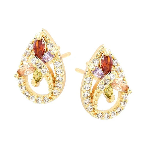 boucles d'oreilles plaqué or
