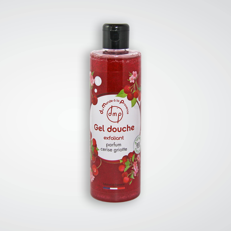 gel douche exfolliant cerise 250ml