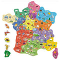 Puzzle Carte France Magnétique 93 pièces