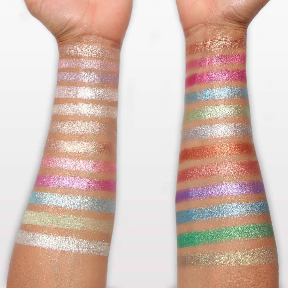 Palette d'Ombres 48 Couleurs Métalliques