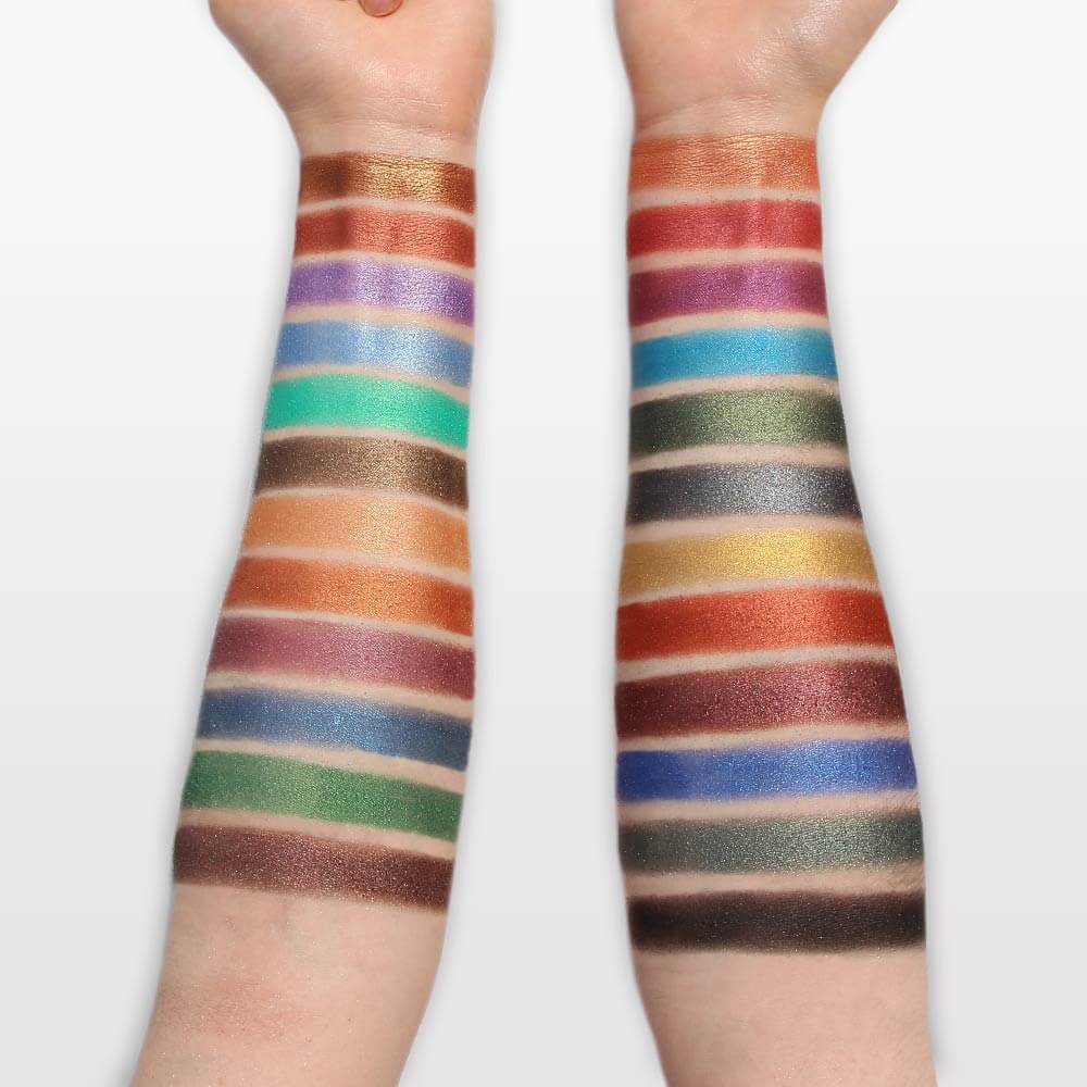 Palette d'Ombres 48 Couleurs Métalliques