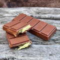 savon tablette chocolat pistache 35g